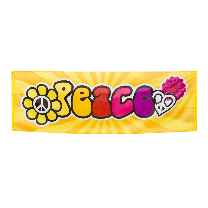 Polyester banner 'Peace'
