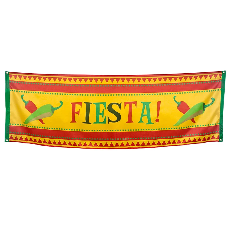 Polyester banner 'Fiesta!'