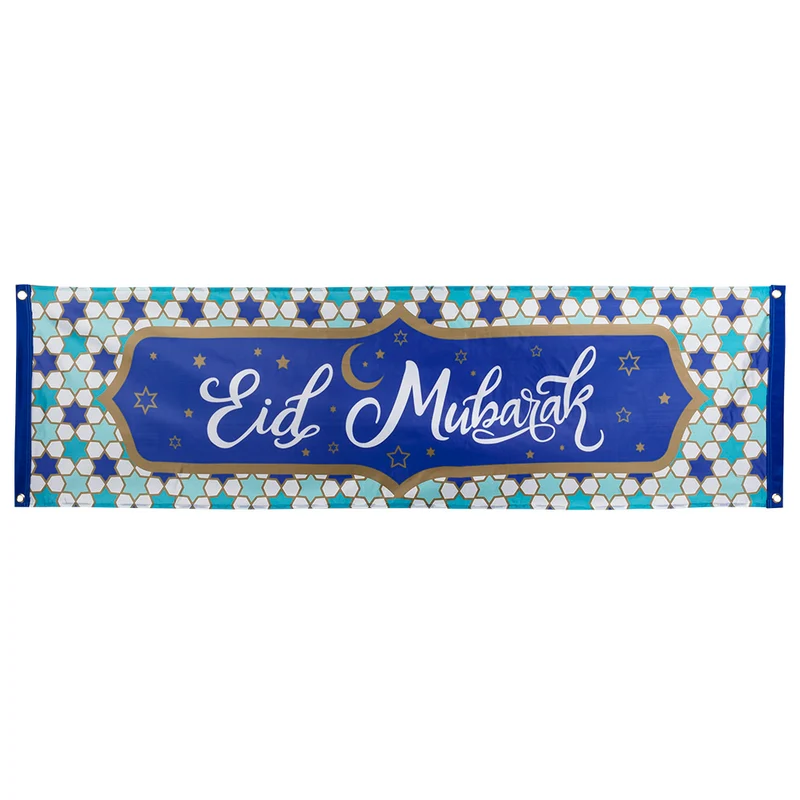 Polyester banner 'Eid Mubarak'