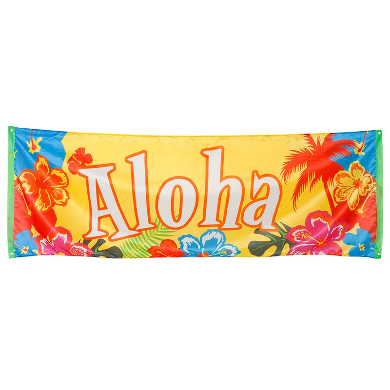Polyester banner 'Aloha'