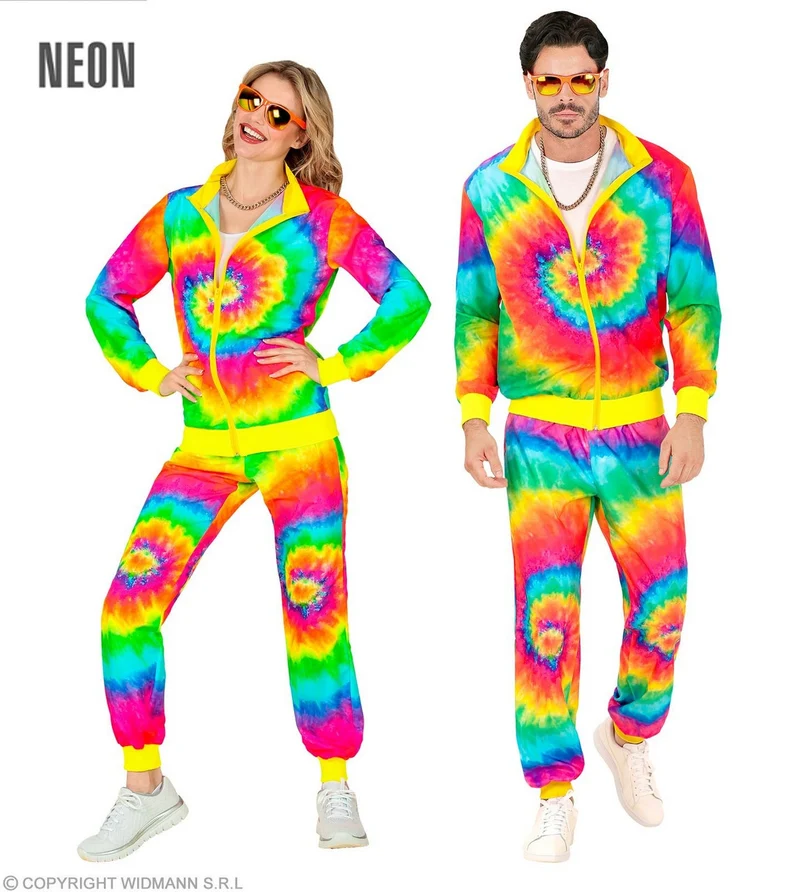 Trainingspak Tie Dye Neon Unisex