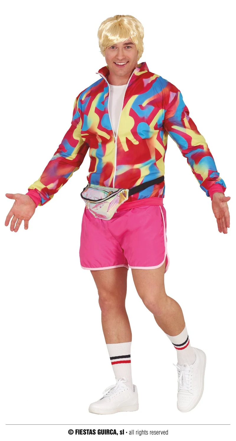 80's Party Kostuum Runner Heren Patrick
