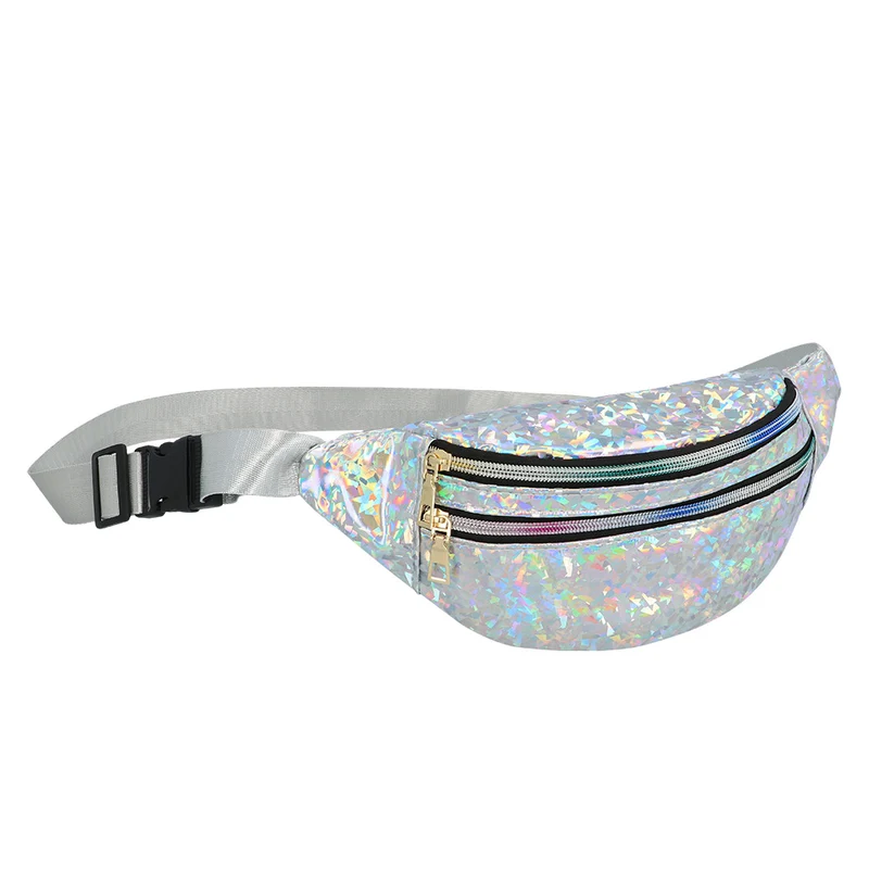 Heuptasje Holografisch zilver