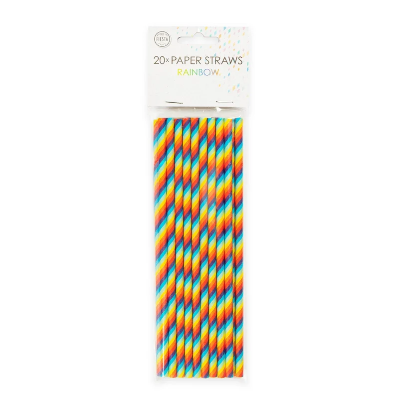 Regenboog Rietjes (20st)