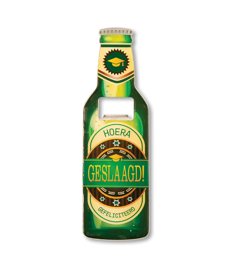 Bier opener Hoera Geslaagd