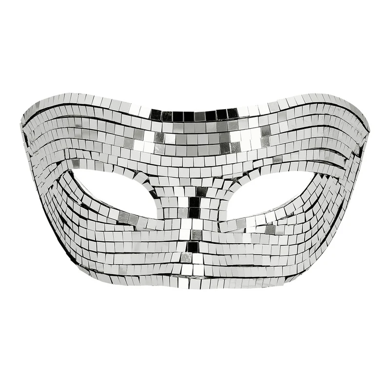 Masker Disco zilver