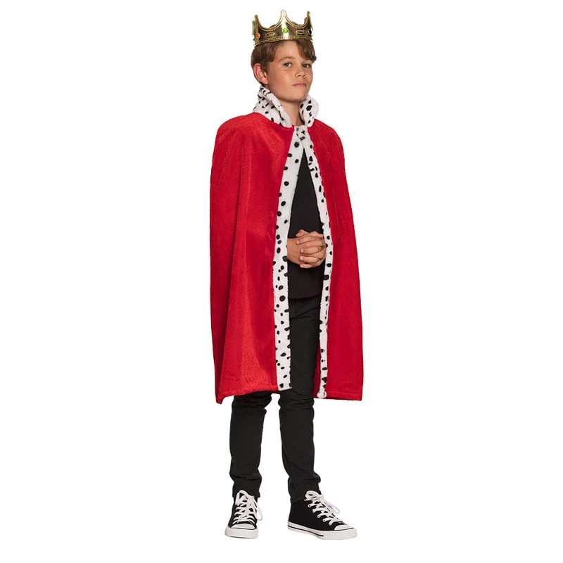 Mantel koning kind rood