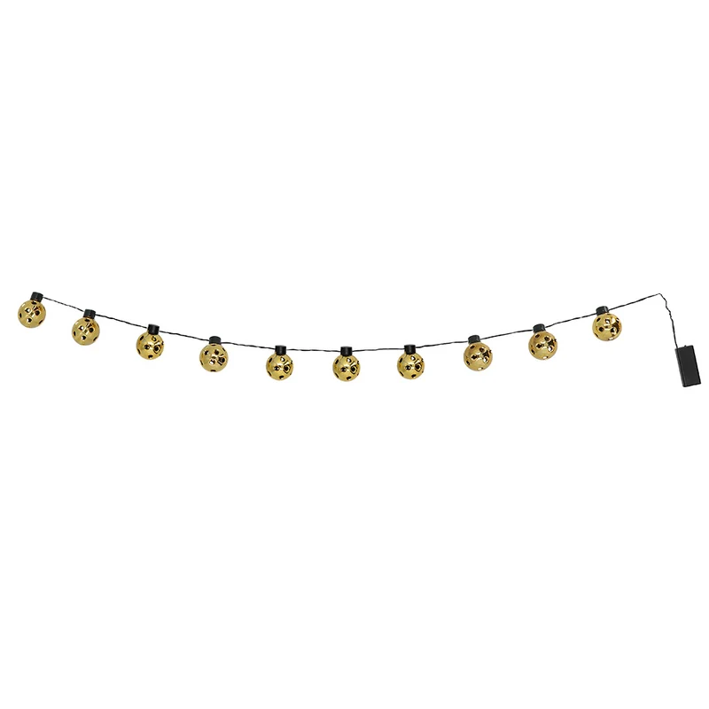 LED lichtsnoer Partybal goud
