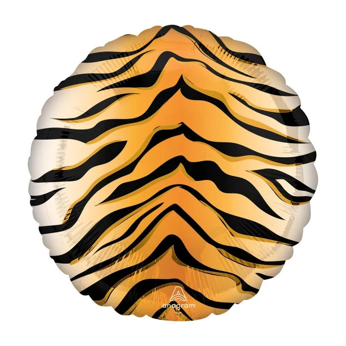 Tijgerprint folieballon 43cm
