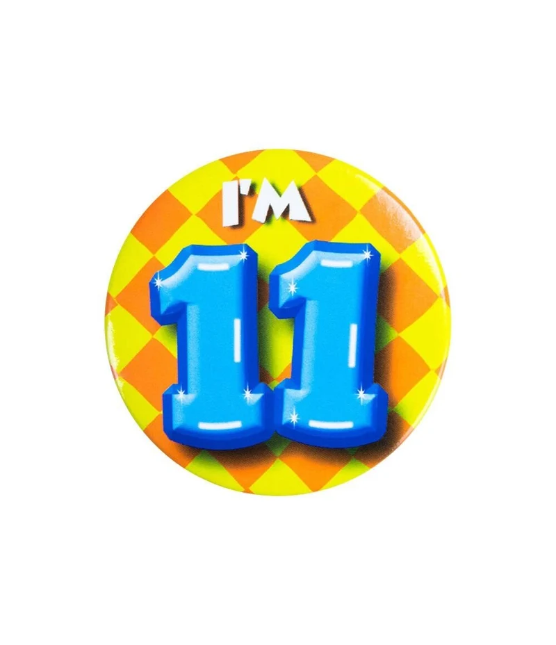 Button Klein 11 Jaar