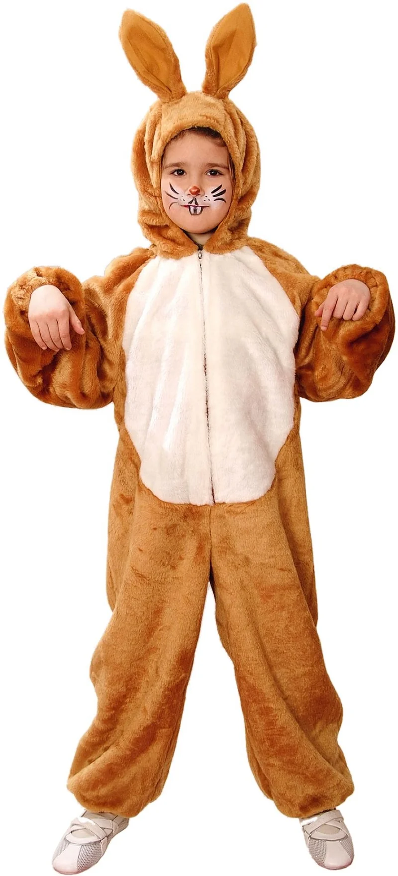 Haas Onesie Kind Bruin Fluffy
