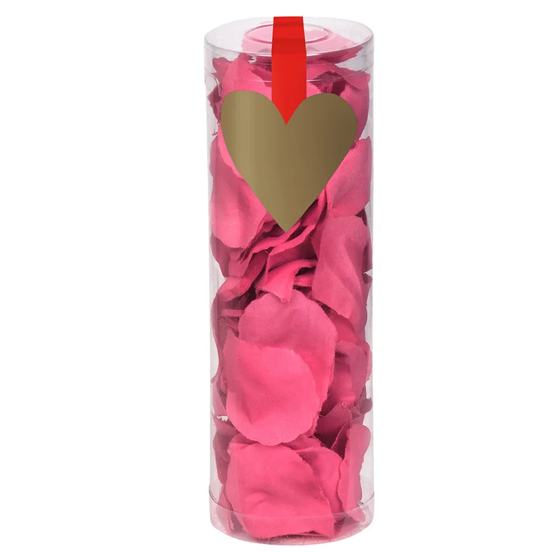 Koker rozenblaadjes roze