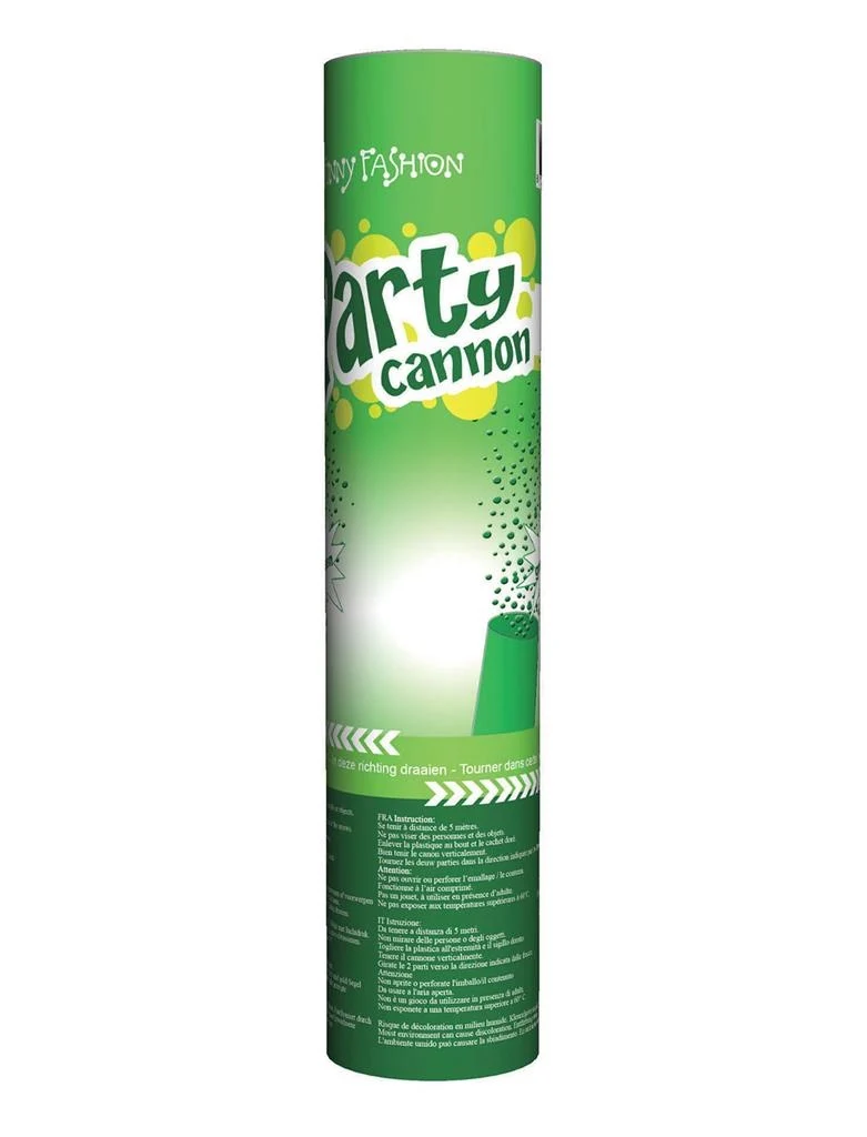 Confetti Kanon Groen (20cm)