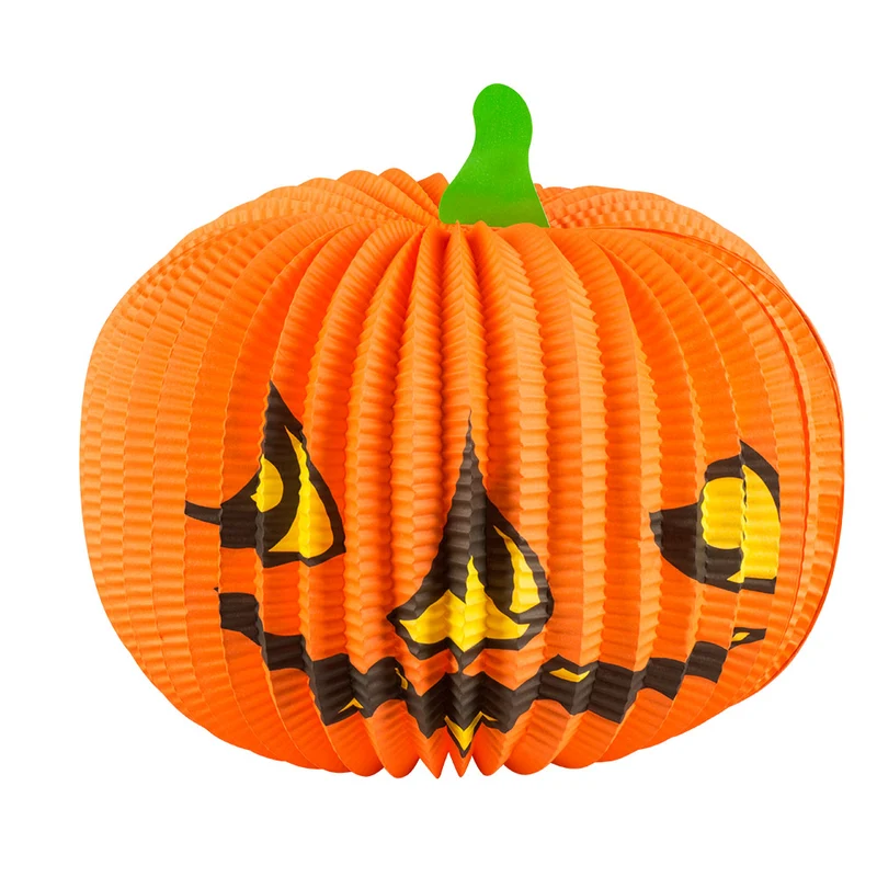Papieren lampion Pompoen