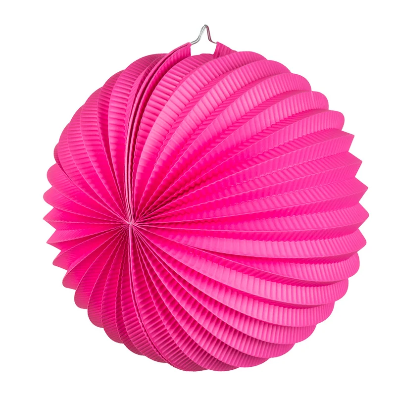 Papieren ballonlampion roze
