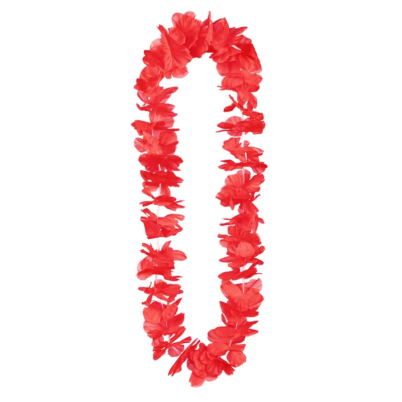 Hawaiikrans Ohana rood