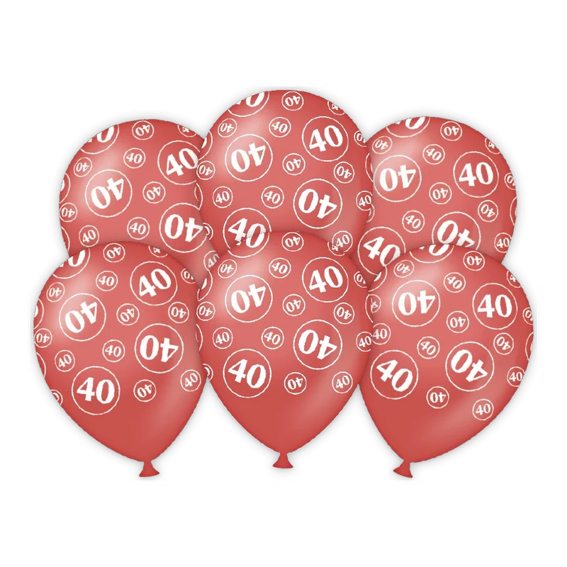 40 jaar Getrouwd - Ballonnen - 6 stuks - 30cm