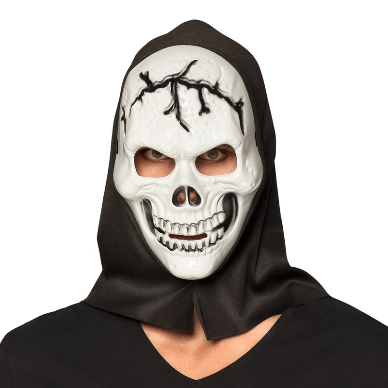 Masker Schedel met kap