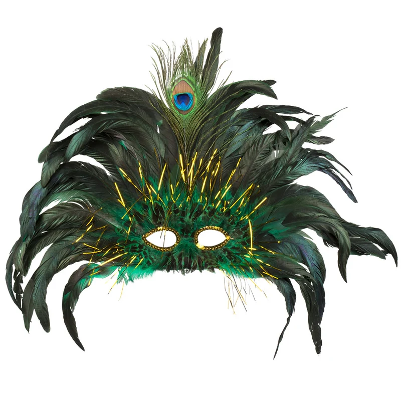 Masker pauw Peacock queen