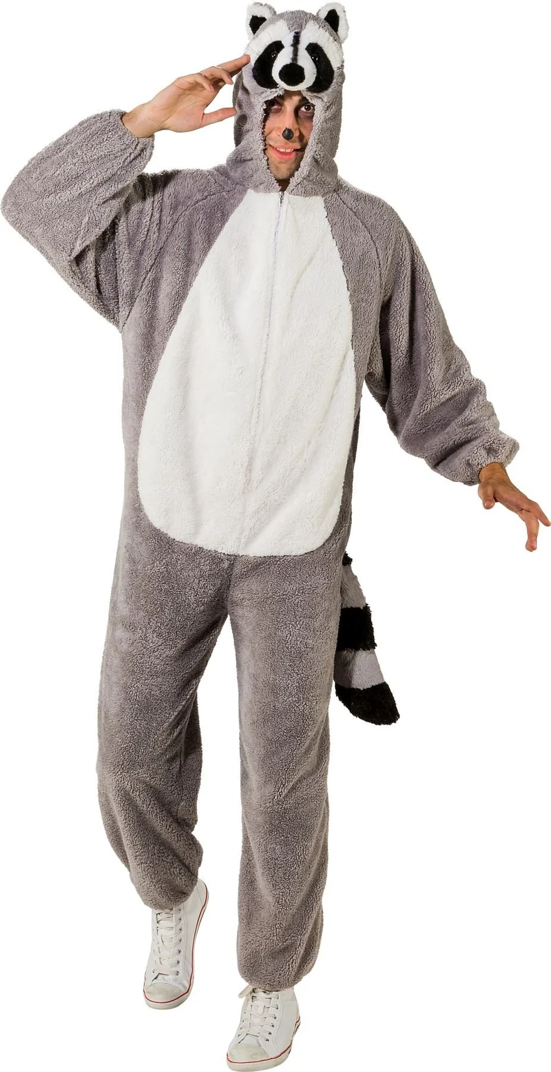 Wasbeer Onesie Unisex Volwassen