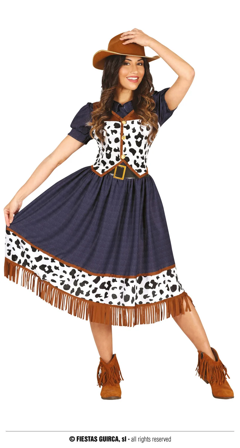 Cowgirl Kostuum Dames Blue Hadley