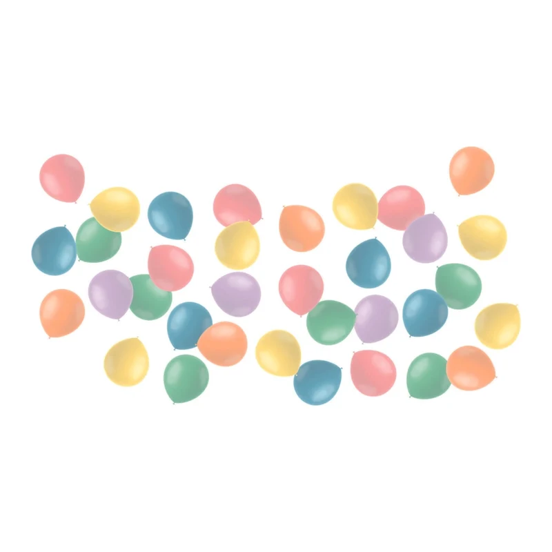 Mini Ballonnen Powder Pastels 13cm/ 5 inch - 50 stuks