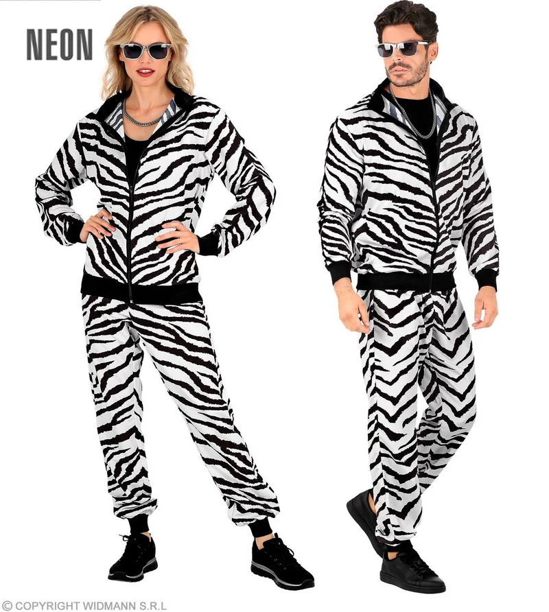 Trainingspak Zebra Zwart/Wit Unisex
