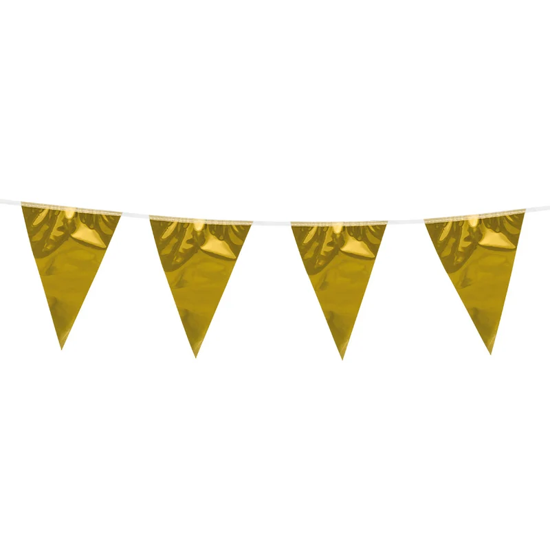 Folieminivlaggenlijn goud