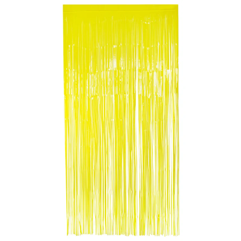 Foliegordijn Neon geel