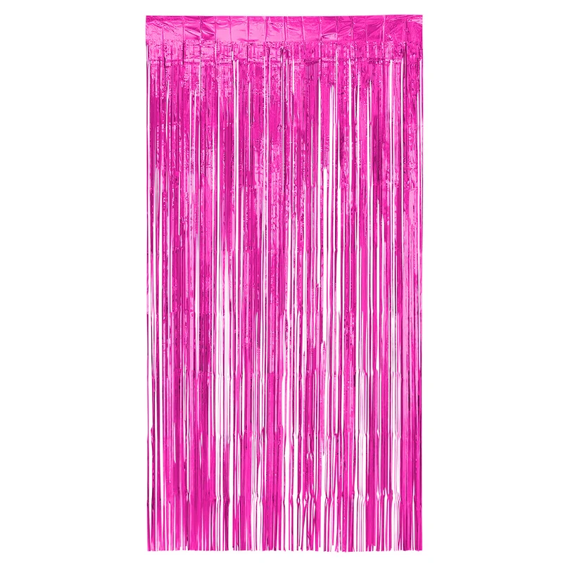 Foliegordijn Metallic roze