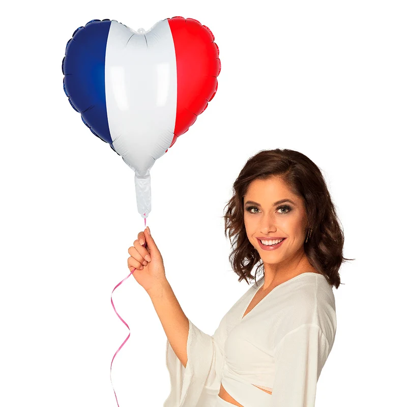 Folieballon Hart Frankrijk