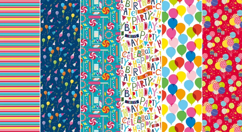 Verjaardag Inpakpapier Rol - 70x200cm