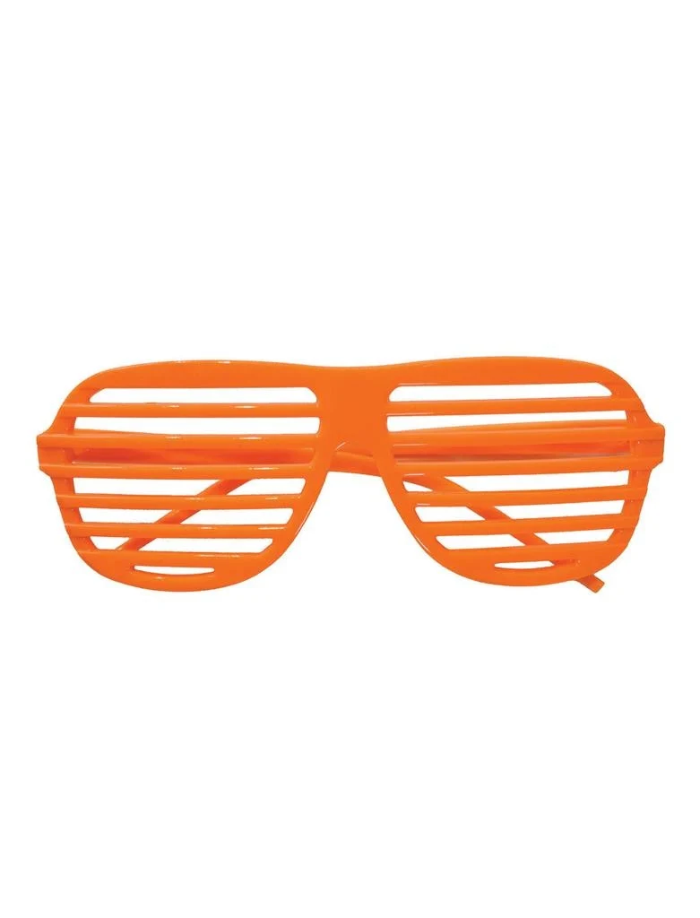 Bril luikjes oranje