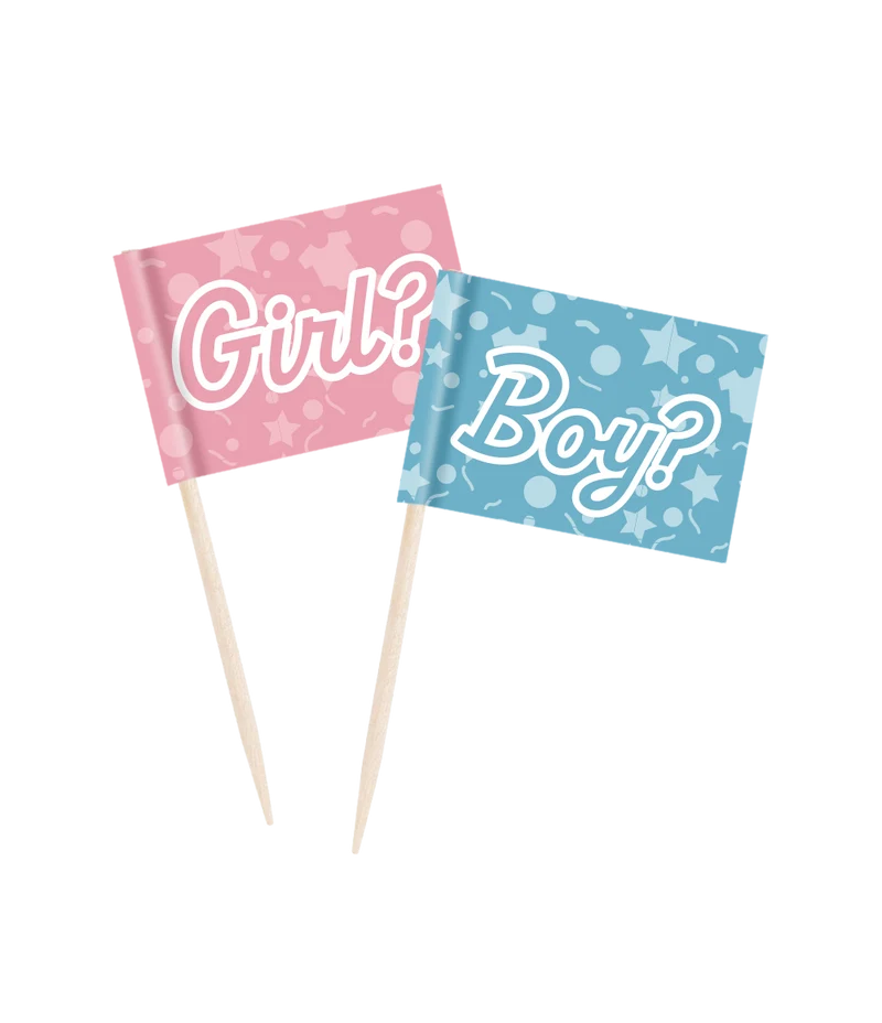 Cocktailprikkers Gender Reveal (50st)