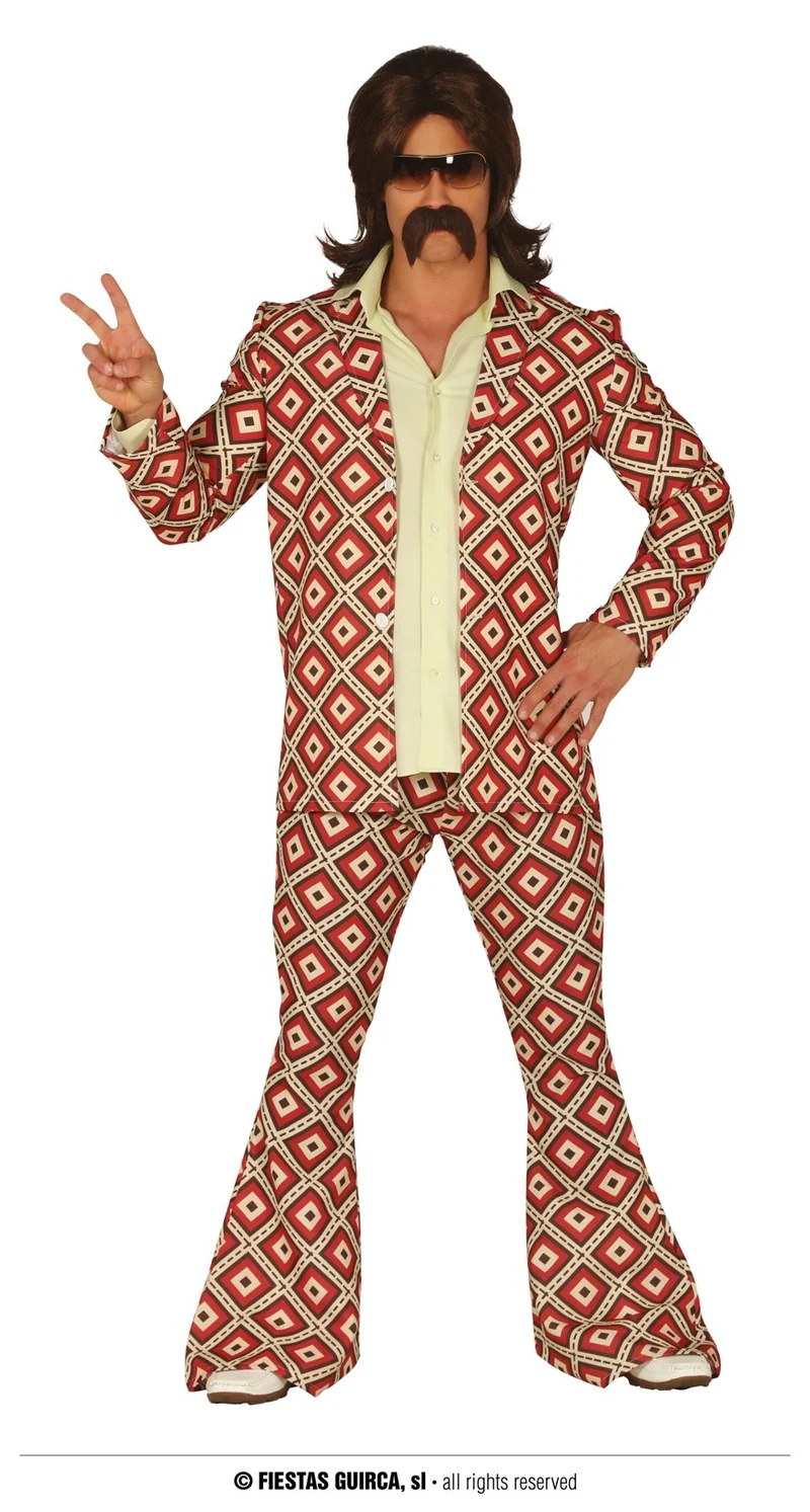 Jaren 70 Boogie Kostuum Heren