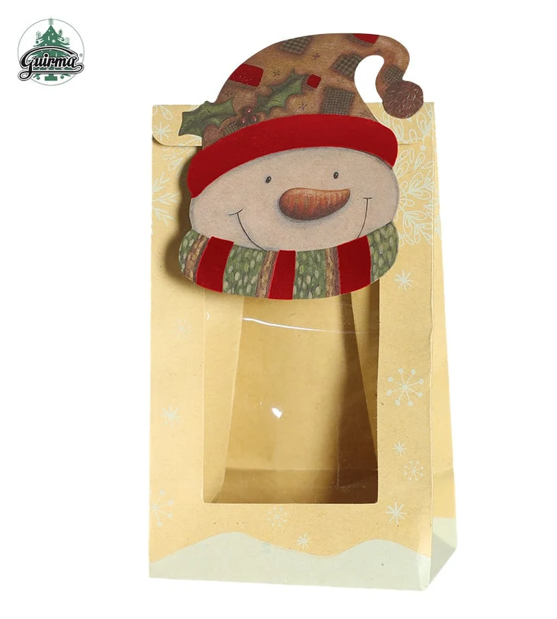 Papieren Sneeuwpop Cadeauzakjes (3st)