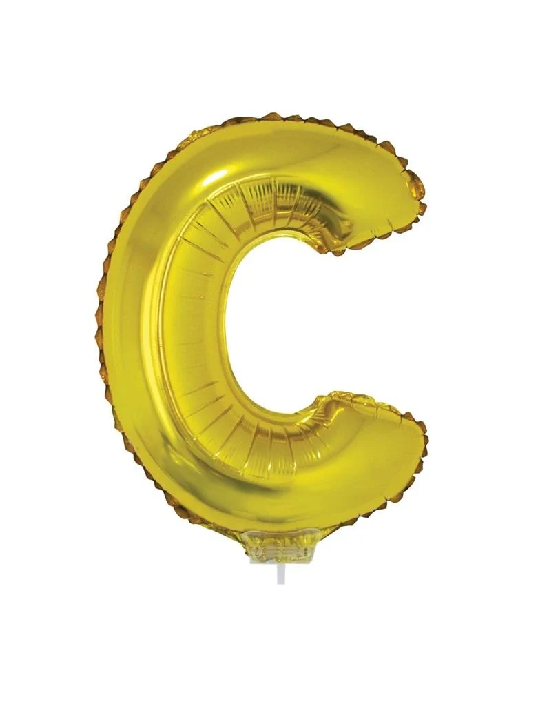 Folie ballon letter C Goud