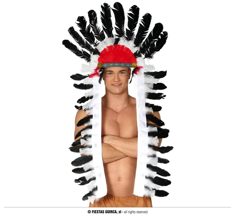 Grote indianen Hoofdtooi