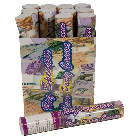 Confetti Kanon 30cm Euro biljetten