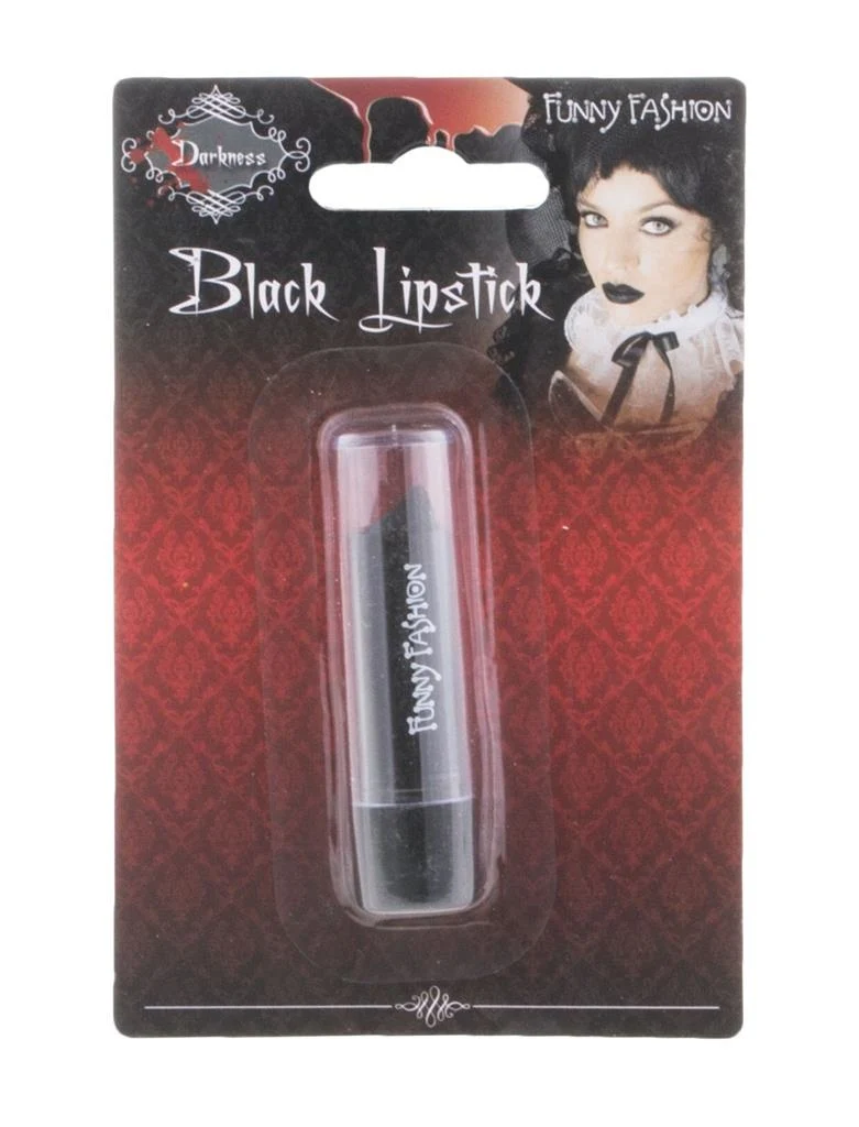 Zwarte lippenstift Halloween