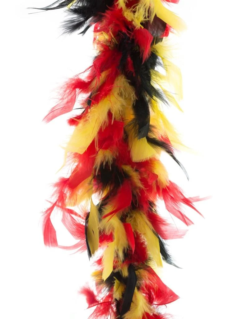 Veren boa zwart geel rood 45gram