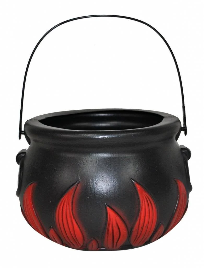 Heksen ketel 20cm vlammen