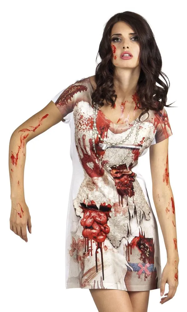 Zombie jurkje/shirt fotorealistisch