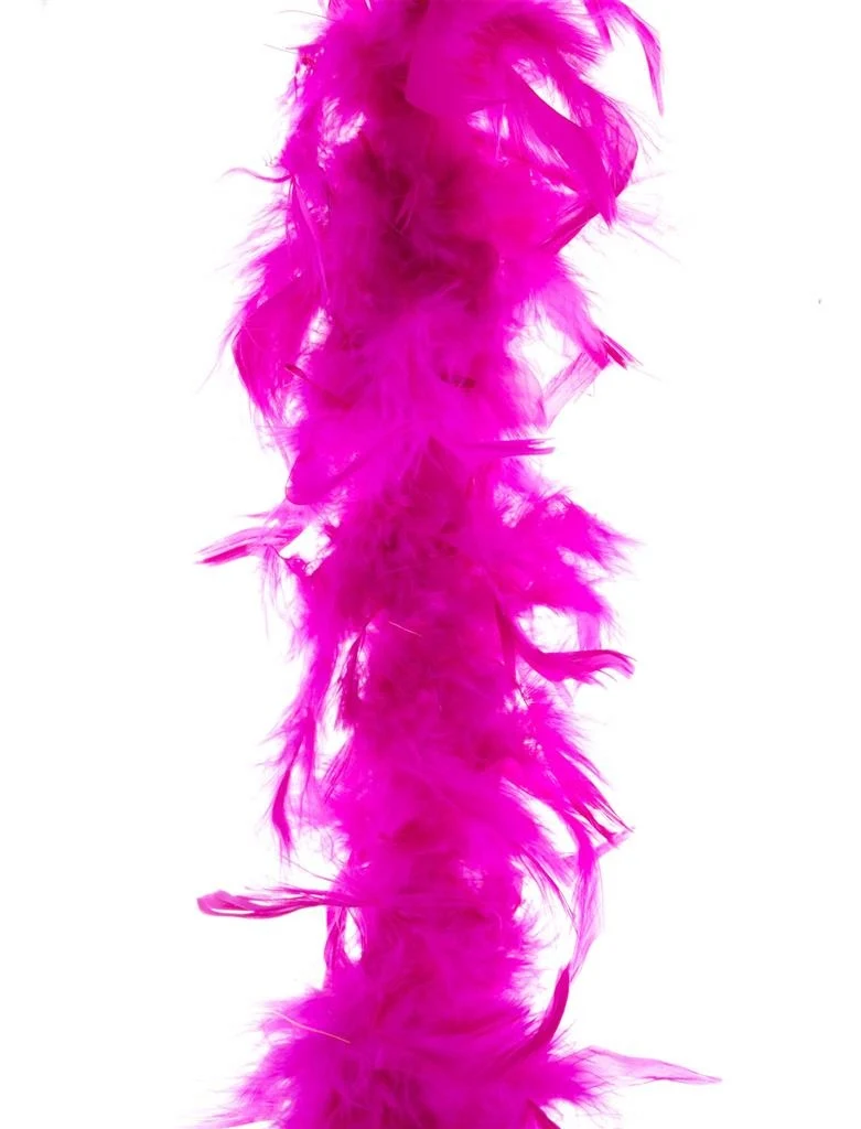 Veren boa in roze/fuchsia 45gr