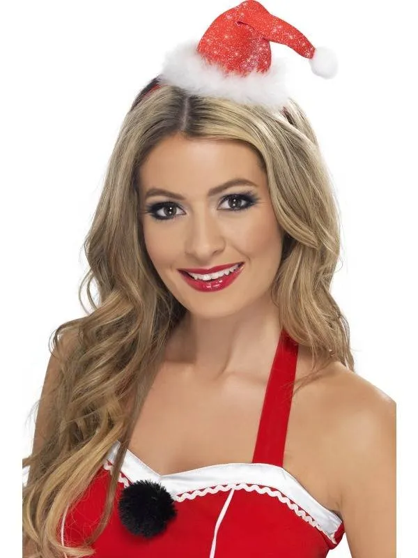 Kerstmuts mini op hoofdband