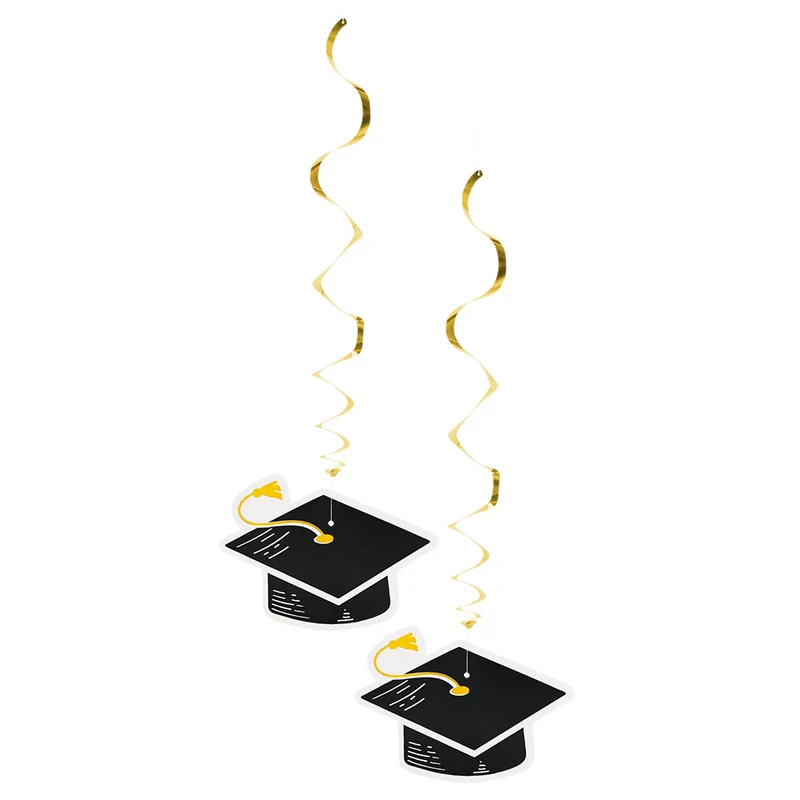 Set 2 decoratieswirls Graduation