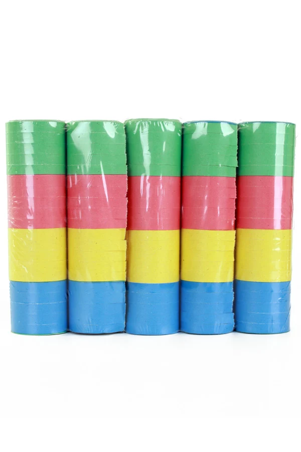 Serpentine rood geel groen blauw