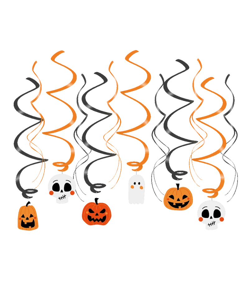 Swirl Decoraties Halloween Halloween (12st)
