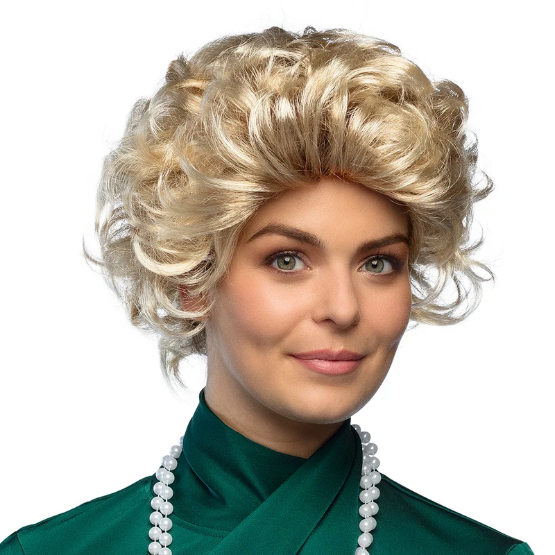 Pruik Golden girl blond
