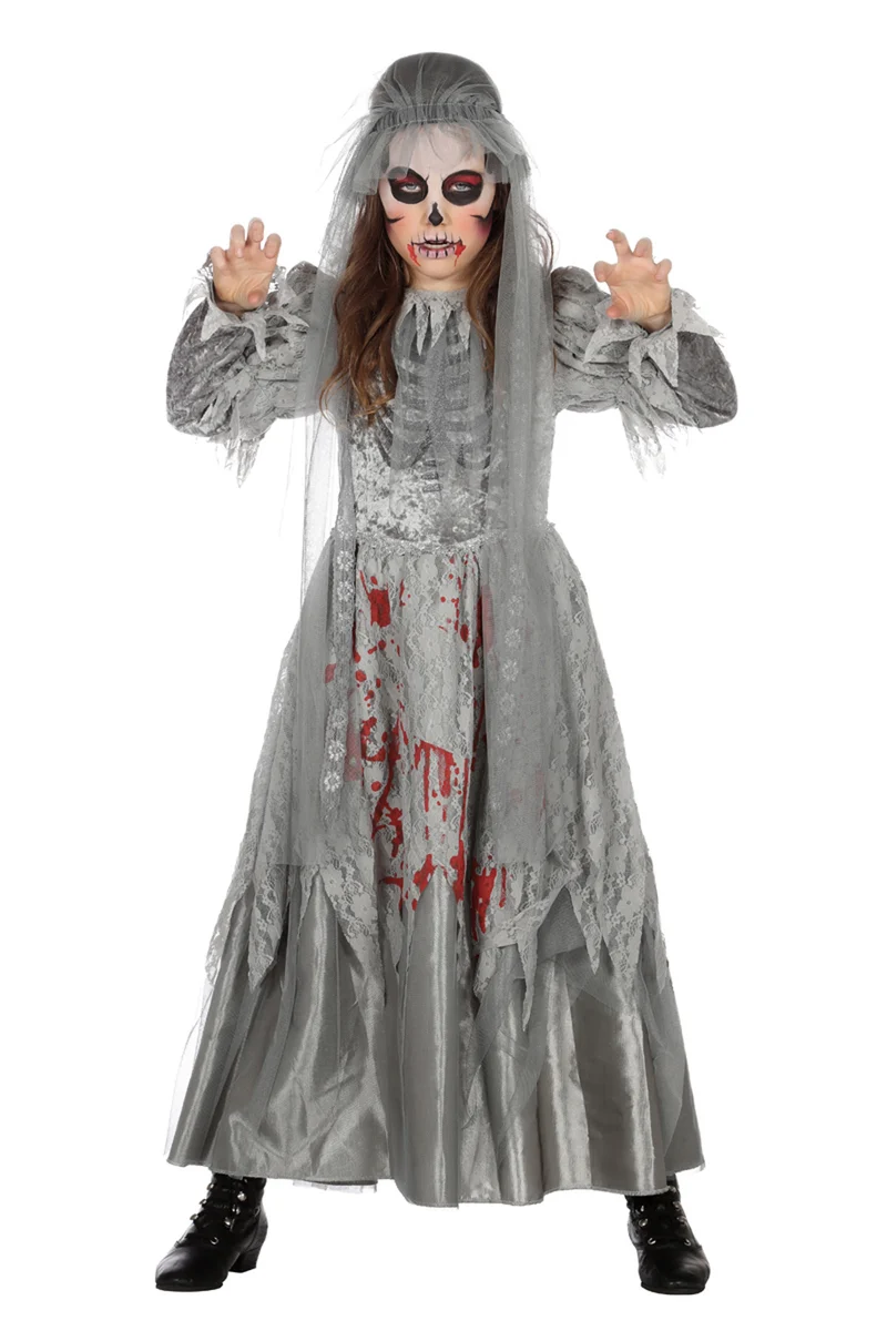 Bruidsjurk Halloween Skelet Kind